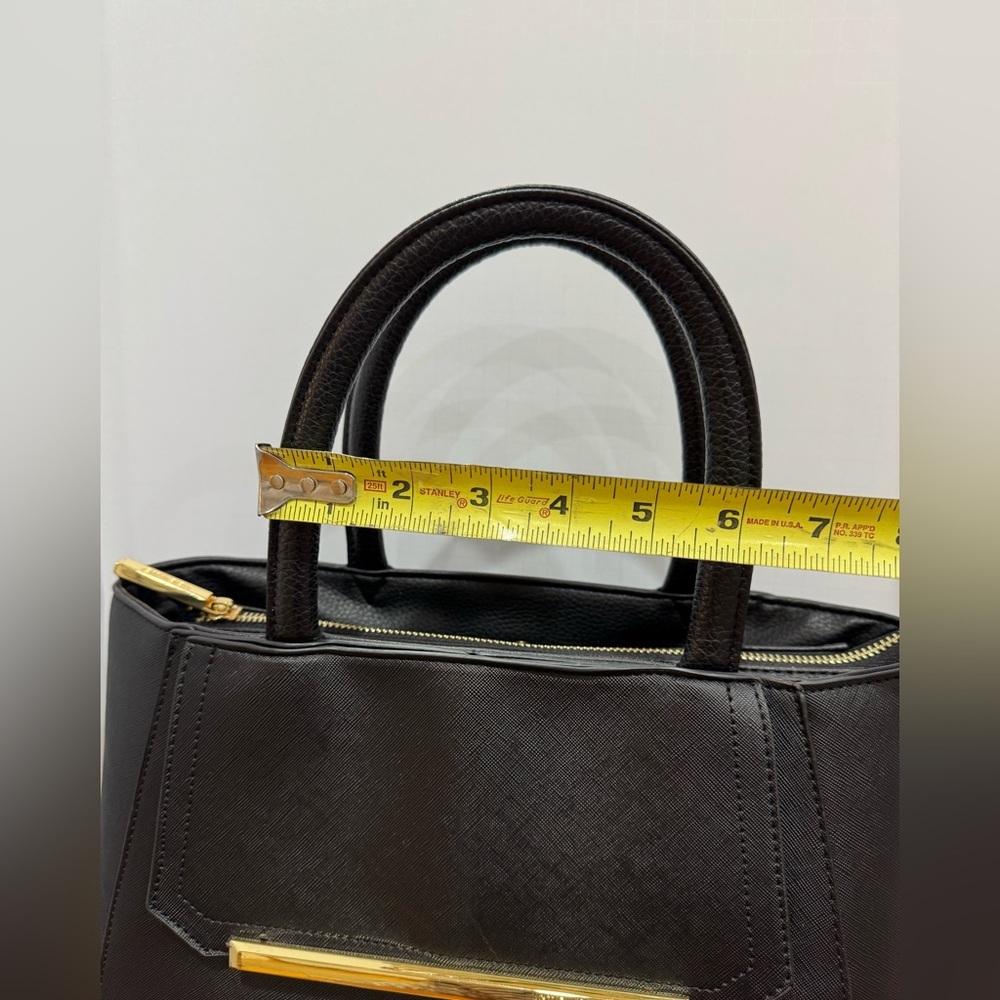 Steve Madden black handbag with textured fabric - Picture 6 of 14